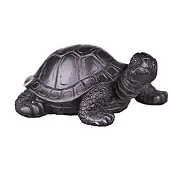 Danila-Souvenirs Koristeellinen kivi patsas veistos figuuri Kilpikonna musta 8 cm