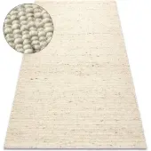 Rugsx NEPAL 2100 beige matto - villainen, kaksipuolinen, luonnollinen