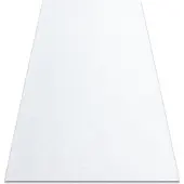 Rugsx Alfombra con refuerzo de goma RUMBA 1950 un solo color blanco 200x200 cm