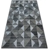 Rugsx Alfombra NOBIS 84196 Triángulos color caqui 120x170 cm
