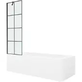Mexen Kylpyamme Vega paneeleilla ja lasiseinällä, 170x70 cm + 60 cm