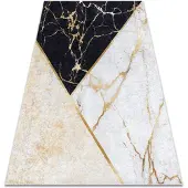Rugsx MIRO 52103.801 matto Marmori, geometrinen liukumaton - kultaa