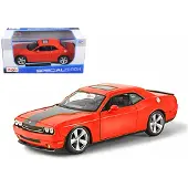 Maisto 2008 Dodge Challenger SRT8 oranssi 1/24 painevalettu pienoismalliauto Maistolta