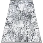 Rugsx Alfombra acrílica VALENCIA 073 Mármol gris claro / gris oscuro 80x150 cm