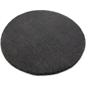 Rugsx Alfombra moderna y lavable LATIO 71351100 circulo gris circulo 160 cm
