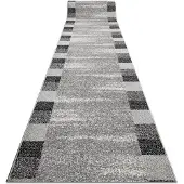 Rugsx Alfombra de pasillo SILVER Etna marco, arena - gris 120cm 120x140 cm