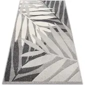 Rugsx Alfombra FEEL 1827/16811 Hojas gris/crema 120x170 cm