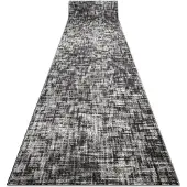 Rugsx Alfombra de pasillo SILVER Fasti conducción - gris 70cm 70x140 cm