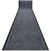 Rugsx Felpudo Alfombra de pasillo con refuerzo de goma MÁLAGA gris 2107 100 cm 100x550 cm