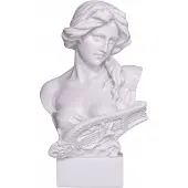 Danila-Souvenirs Marmorinen rintakuva patsas veistos Muinaisen kreikkalaisen mytologian jumalatar Artemis (Diana) 15 cm, 370 g