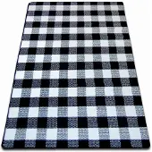 Rugsx Alfombra SKETCH F759 Reja creme/negro 160x220 cm