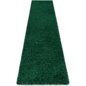 Rugsx Alfombra, alfombra de pasillo SOFFI shaggy 5cm botella verde - para la cocina, entrada, pasillo 70x250 cm