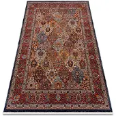 Rugsx Matto KESHAN Ornamentti, kehys itämainen 7576/53511 terrakotta