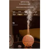 Semoic Ultraääni Planet -ilmankostutin 200 ml, USB, 7 väriä