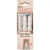Ardell Nail Addict Naked Pristine Press On Nails Lyhyt pyφreδ muotoinen kynsisarja 1 kpl