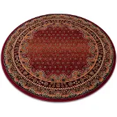 Rugsx Alfombra de lana POLONIA círculo BARON borgoña circulo 200 cm