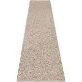 Rugsx Alfombra de pasillo TRAFFIC beige 700 110x330 cm