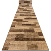 Rugsx Alfombra de pasillo KARMEL Deski tableros - tuerca 70cm 70x990 cm
