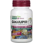 NaturesPlus Herbal Actives Gugulipid Extended Release 1 000 mg 30 Vegetaristinen Tabletti