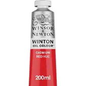 Winsor & Newton Winton Oil Color 200 ml (6,75 unssia) Tube kadmiumpunainen sävy