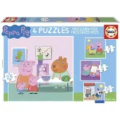 Educa Pulmakirja Peppa Pig - 12-16-20-25 kappaletta - Sarjakuvat ja animaatiot - Lapsille