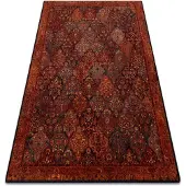 Rugsx Alfombra de lana SUPERIOR KAIN rubí 300x400 cm