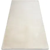 Rugsx Alfombra BUNNY marfil Imitación de piel de conejo 80x150 cm