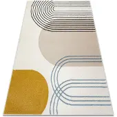 Rugsx Matot Matto FUSION 7157 valkoinen / kultaa - 240x330 cm
