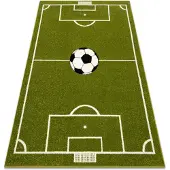 Rugsx Matto MUNDIAL Jalkapallokenttä, jalkapallo - vihreä