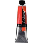 Cobra Öljymaali - - Keskikokoinen kadmiumpunainen - 40ml tuubi - Vesisekoittava - Taiteilijat