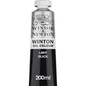 Winsor & Newton WN Winton öljyväri 337 Lamp black - 200ml