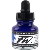 Daler Rowney DR FW akryylimuste 29.5ml 119 Rowney blue