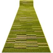 Rugsx Alfombra de pasillo HEAT-SET FRYZ NELI verde/color lima 60 cm 60x210 cm