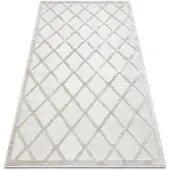 Rugsx Sisal punottu matto Santo 140x190 cm, ruudullinen malli