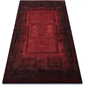 Rugsx Alfombra de lana OMEGA Nakbar oriental - rojo rubí 170x235 cm