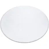 Rugsx Alfombra de lavado moderna LINDO circulo blanco, antideslizante, peluda circulo 60 cm