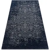 Rugsx Matto Villa JADE 45008/500 Ornamentti tummansininen / beige OSTA, 240x340 cm
