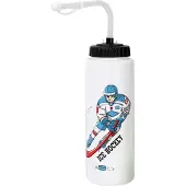 Jojomino 1000 ml jääkiekko vesipullo kannettava suurikapasiteettinen jalkapallo klassinen design urheilu B