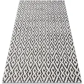 Rugsx Moderni matto MUNDO E0621 ulkokäyttöön beige / musta