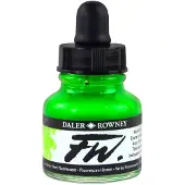 Daler Rowney DR FW akryylimuste 29.5ml 349 Fluorescent green