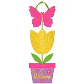 Amscan Amscanin tervetulokyltti 45 cm x 16 cm moniv rinen