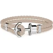 Paul Hewitt Rannekoru - - PHPHLSHXXXL - Ruostumaton teräs - Beige hopealla - Unisex