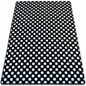 Rugsx Alfombra SKETCH - F764 negro/crema- Puntos 160x220 cm
