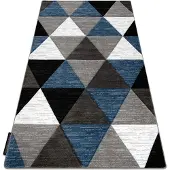 Rugsx Alfombra ALTER RINO Triángulos azul 180x270 cm