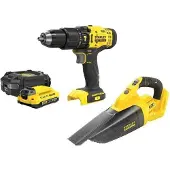 Stanley Työkalusarja SFMCK219D1-QW (SFMCD711+SFMCVH001B); 18 V; 1x2,0 Ah akku
