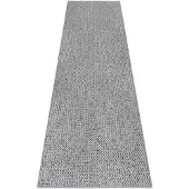 Rugsx Alfombra de pasillo CASABLANCA 920 gris 70x400 cm