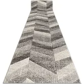 Rugsx Alfombra de pasillo FEEL 5673/16811 Diseño Espiga gris/antracita/crema 70 cm 70x150 cm