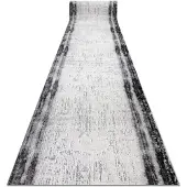 Rugsx Alfombra de pasillo TULS 51235 moderna, antracita 70 cm 70x360 cm