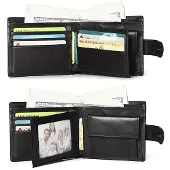 MaxPower Vintage-tyylinen miesten nahkalompakko, RFID-suojaus.
