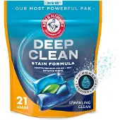 Arm & Hammer Deep Clean Stain Formula pyykinpesuaine Power Paks 21 ct.